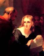 Thomas Sully Portia and Shylock Sweden oil painting artist